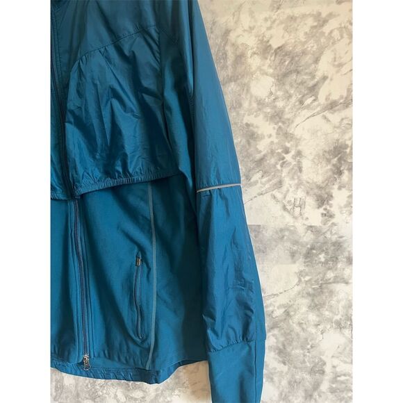 Nike Teal Fit Dry  Long Sleeve Front Zip Reflector Jacket‎ XL - Picture 4 of 10